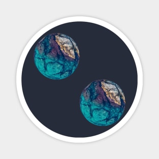 Twin Planets Magnet